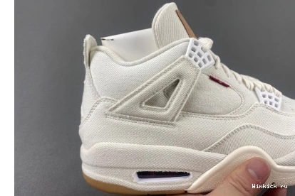 'WHITE' X JORDAN 4 AIR LEVI'S 0720